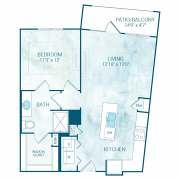Apartment 4210 floor plan