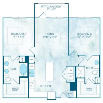 Apartment 4333 floor plan